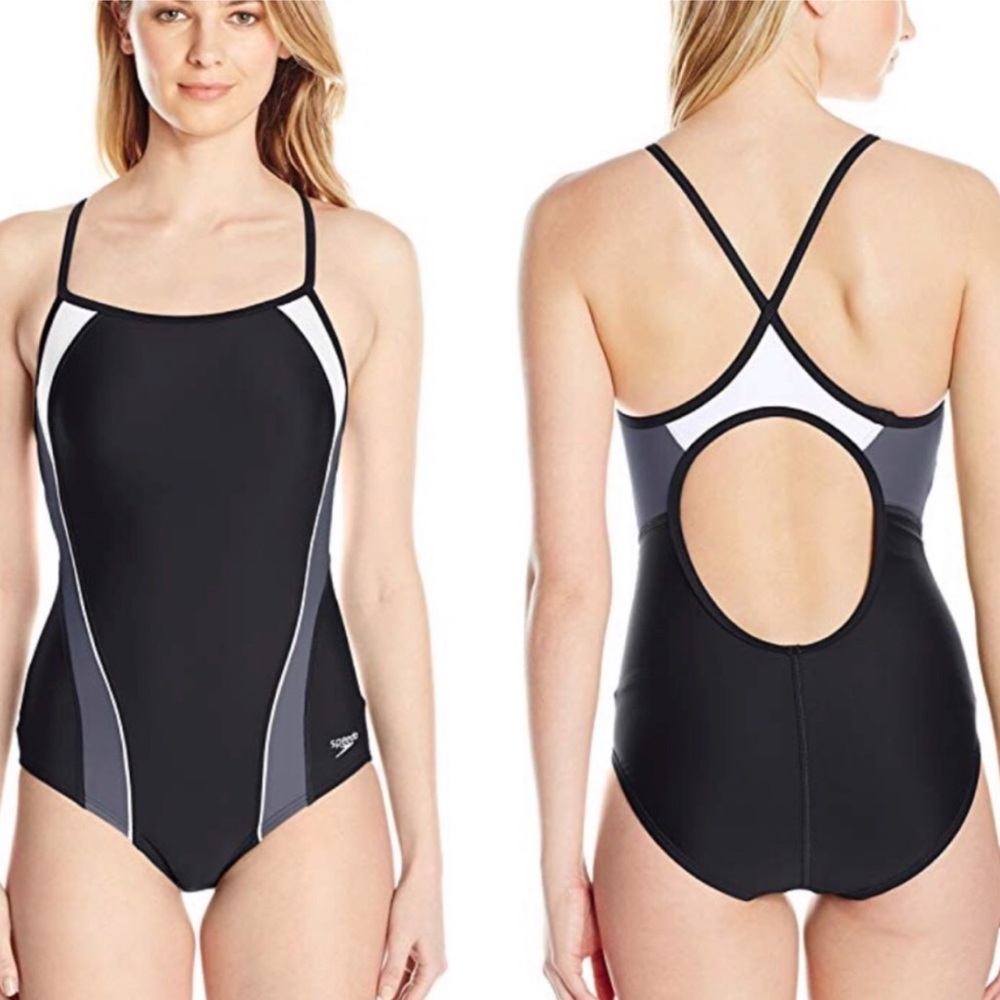 Speedo Women's Powerflex eco Free Racer one Piece